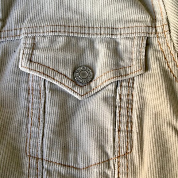 Corduroy lined jacket - Picture 5 of 7